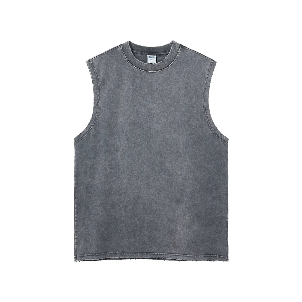 WASHED MUSCLE TEE